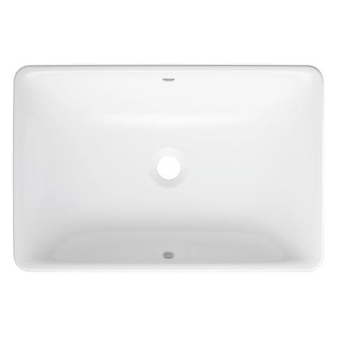 Grohe Euro Ceramic Wastafel - 60x 40cm - opbouw - alpine wit SW1234883