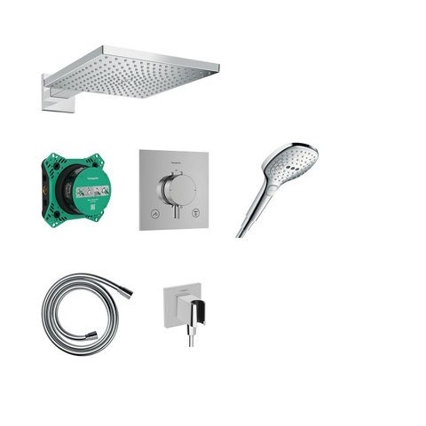 Hansgrohe Raindance E inbouwdoucheset - 30cm - 1 straalsoort - chroom SW1566565