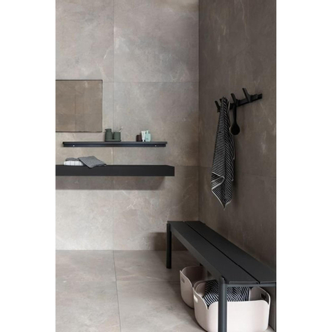 Ceralto Minuta Craft Carreau de sol - 30x60cm - 8.0mm - rectifié - Palladium gris SW498819