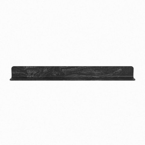 Mondiaz SPOT spiegel – Ø120 cm – met planchet – Lava (zwart marmer) SW1235443