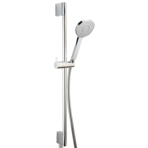 Xenz Pure Ensemble barre de douche 70cm avec prise murale intégrée chrome Brillant SW104785
