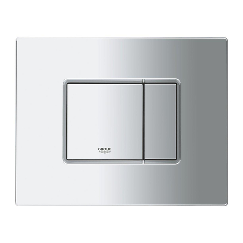 Grohe Even Bedieningsplaat - dualflush - 2-knops - chroom 0701178