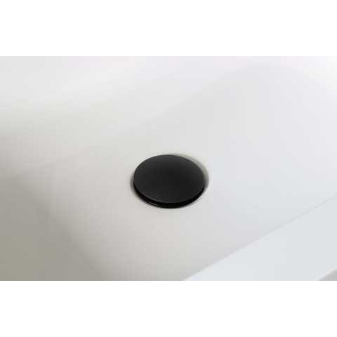 INK Stop&Go Afvoerplug klikwaste zwart mat SW916926