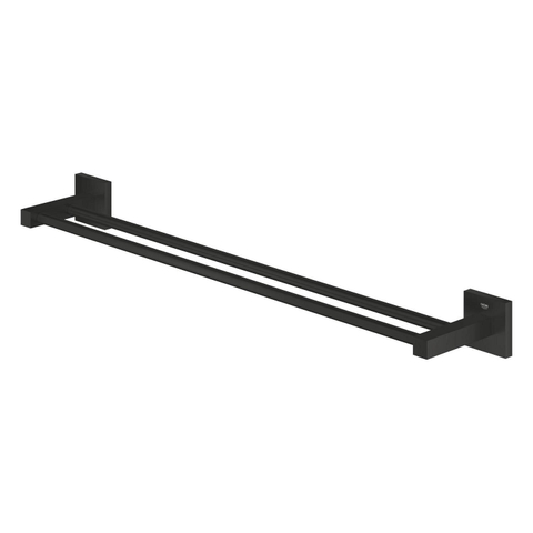 Grohe Start Cube QuickFix Handdoekhouder - 60cm - dubbel - matte black (mat zwart) SW1126535