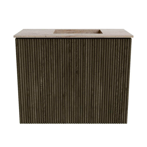 Mondiaz JOYA-DLUX 50cm toiletmeubel - kleur Shadow - Wastafel FAYE positie Rechts 1 kraangat kleur Saba. SW1425097