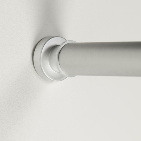Sealskin Seallux Barre de douche diamètre 28mm ajustable de 125cm à 220cm aluminium mat CO276661205