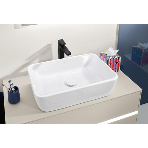 Villeroy & Boch Architectura opzetwastafel - 60x40.5cm - zonder kraangat - zonder overloop - White Alpine (glans wit) SW762305