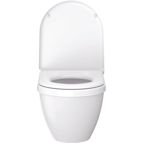 Duravit Starck 3 WC-zitting - 37x43.6x3.8cm - Kunststof wit Glanzend 0314994