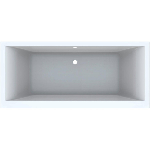 Geberit Renova Plan - kunststof duobad acryl rechthoekig - 180x80x42cm - glans wit SW420705