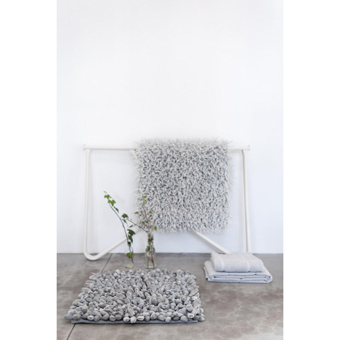 Aquanova Rocca Tapis de bain 60x60cm Gris argenté SW486115