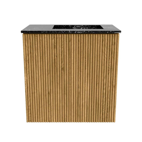 Mondiaz JOYA-DLUX 40cm toiletmeubel - kleur Oak - Wastafel FAYE positie Rechts Zonder kraangat kleur Lava. SW1422044