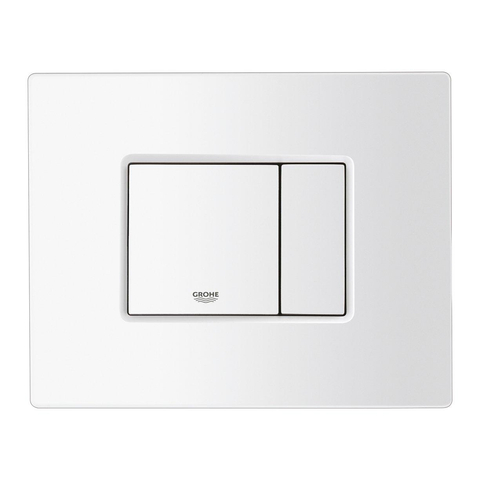 Grohe Even Bedieningsplaat - dualflush - 2-knops - alpine wit 0701179
