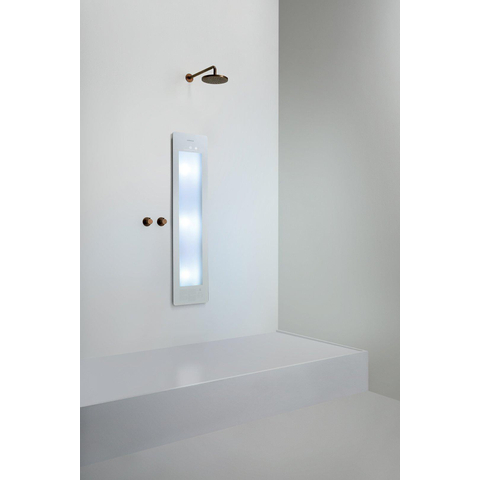 Sunshower Round Medium Plus infrarouge + lumière UV encastré 140x33x10cm White SW767737