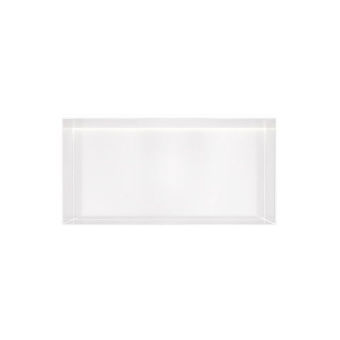 Hotbath &MORE Boîte encastrée ou niche encastrée - 30x60x10 - sans cadre + LED - Blanc mat SW1246596
