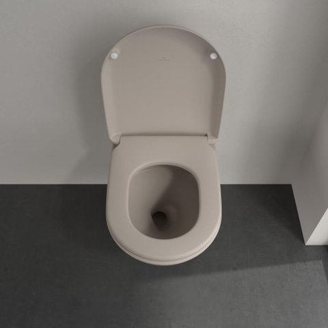 Villeroy & Boch Antao Subway - 3.0 wandcloset - diepspoel - zonder spoelrand - met TwistFlush CeramicPlus - spoelrandloos - mat almond (beige) SW917947