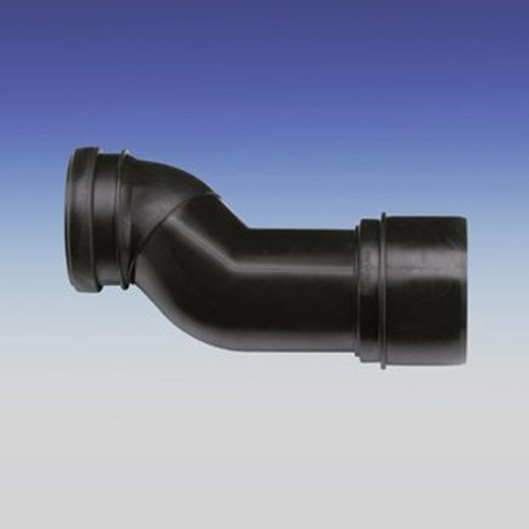 ABU coude de décalage / coude d''étage pour le pontage entre cuvette de WC au sol et réservoir encastré 50 mm 0770208