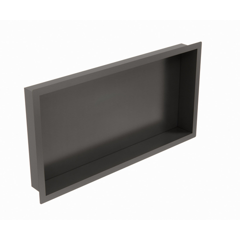 Fortifura Galeria Inbouwnis - 30x60x7cm - PVD - geborsteld gunmetal (antraciet) SW809413