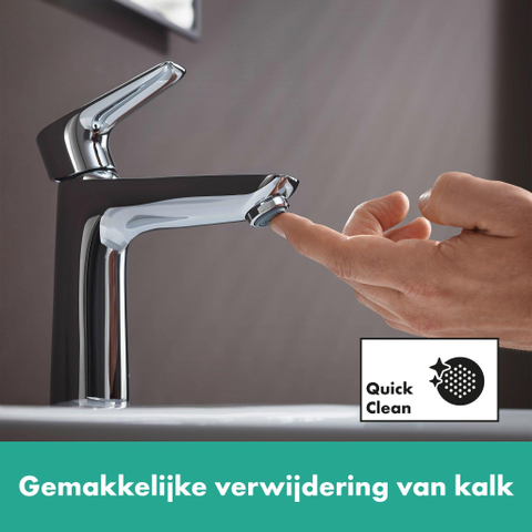 Hansgrohe Pulsify e Staaf - handdouche 100 - 1jet - ecosmart - hoogglans chroom SW918083