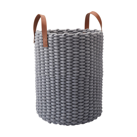 Aquanova Rudon Panier à linge 45L Gris SW486096