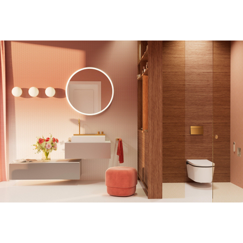 Hansgrohe iFrame Element E plaque de commande pour - double chasse - bronze brossé SW1388329