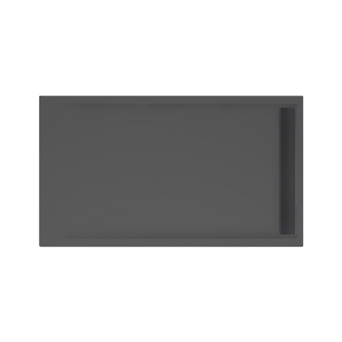 Xenz Easy Tray receveur de douche - 140x80x5cm - acrylique - sans cache-caniveau - ebony SW379221