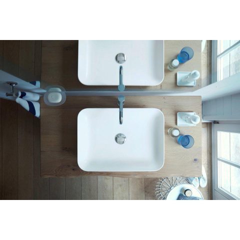 Duravit Cape cod Waskom vierkant - zonder kraangat - zonder overloop - 43x43cm - glans wit SW296997