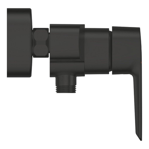 Grohe Start Douchekraan - zonder omstel - koppelingen - HOH=15cm - matte black (mat zwart) SW924741