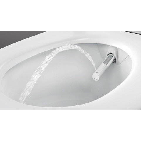 Geberit AquaClean Sela Douche Wc - 37.5x56.5cm - softclose - keratect - alpine - glans wit SW258981