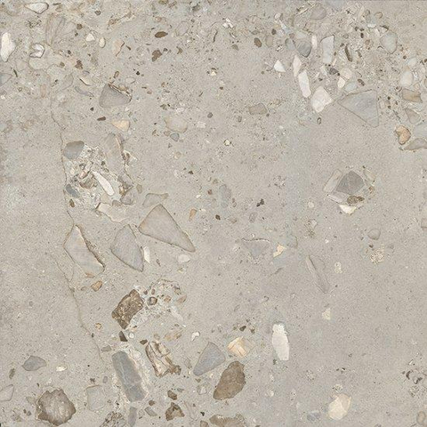 ÉCHANTILLON Ceralto Nobile Polished Carrelage de sol 900X900 Sassi Grigio 9mm Mat Ret.R10 SW1449511