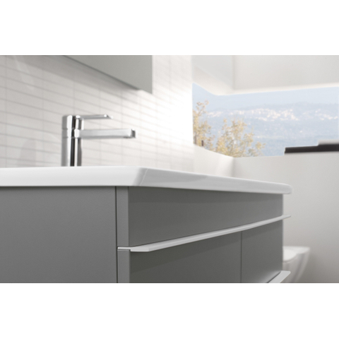 Villeroy & Boch venticello wastafel - 120x50cm - 1 kraangat overloop ceramic plus - White Alpine (glans wit) 1025111