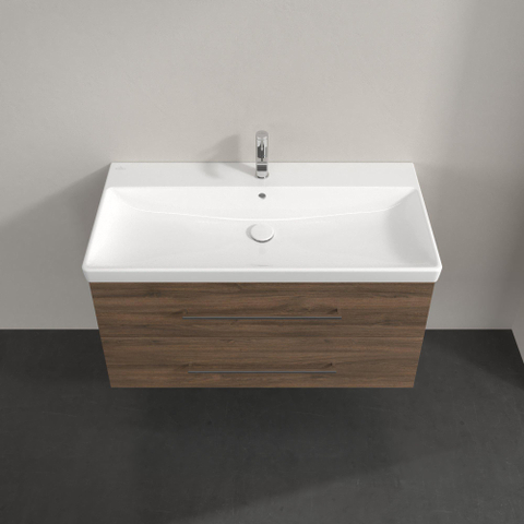 Villeroy & Boch Avento Wastafelonderkast - 2 uittrekladen - 976x514x484mm - Arizona Oak (hout) SW919829