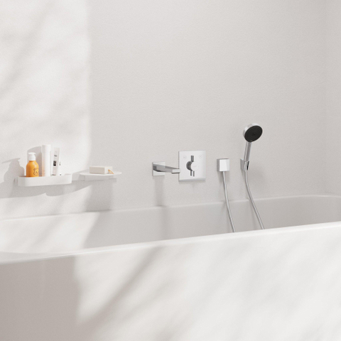 Hansgrohe Tecturis E baduitloop - hoogglans chroom SW918427