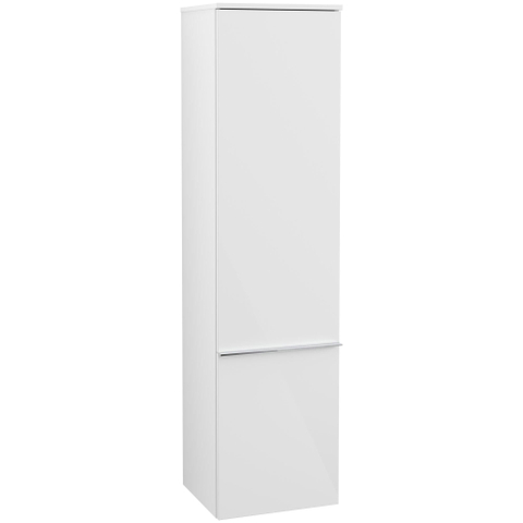 Villeroy & Boch venticello hoge kast - met 1 deur - 154.6x40.4x37.2cm links - wit GA32496