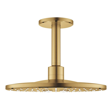 Grohe Rainshower SmartActive 310 Hoofddouche - 31cm - 2 straalsoorten - plafondarm 14.2cm - brushed cool sunrise (goud) SW448255