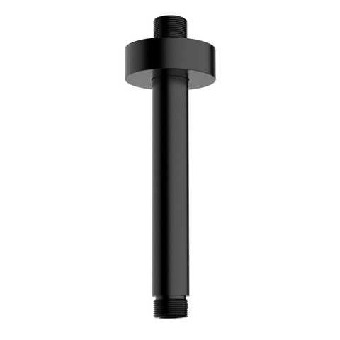 Wiesbaden Unimatch Douchearm - met plafondbevestiging - 15cm - mat zwart SW276933