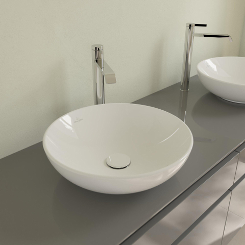 Villeroy & Boch Loop & friends vasque à poser - 42cm - ronde avec trop-plein CeramicPlus blanc SW644145