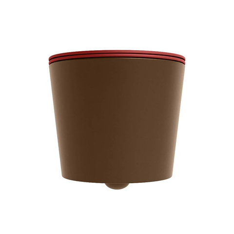 Mondiaz LAVIE hangtoilet – spoelrandloos – 36 x 53 cm – met softclose zitting – Rust (bruin), zitting Fire (rood) SW1208622