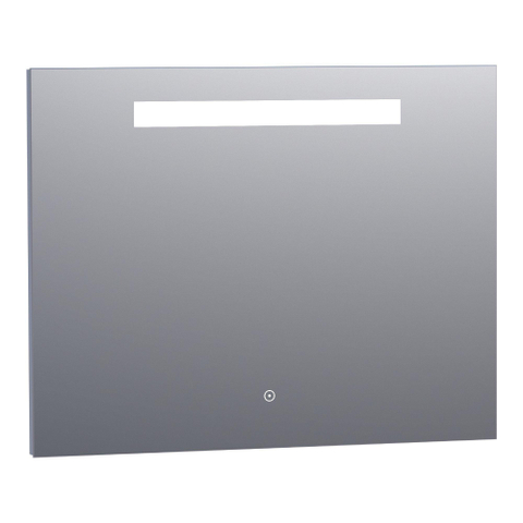 Saniclass Spiegel - 90x70cm - verlichting - aluminium SW278171