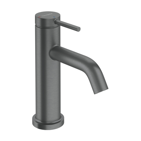 Hansgrohe Tecturis S wastafelkraan - model 80 - zonder waste - brushed black chrome (zwart) SW1566457