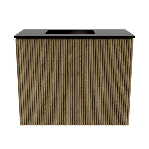Mondiaz JOYA 50cm meuble de toilette - couleur Dusk - Vasque FAYE position Gauche Sans trou de robinet couleur Urban. SW1421717