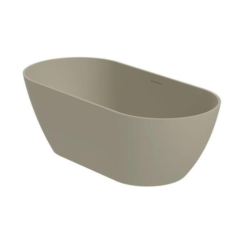 Riho Bilbao Baignoire îlot - 170x80cm - solid surface - Pebble Grey (Beige) SW956601
