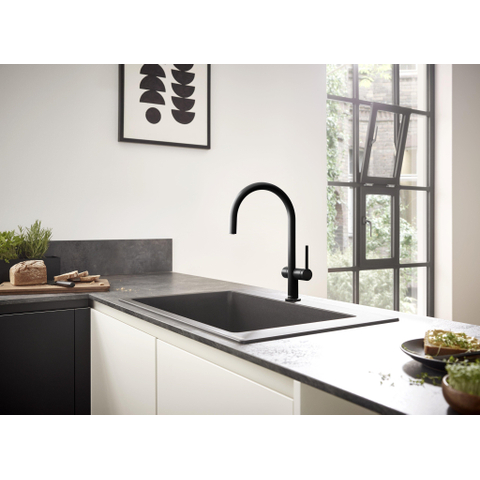 Hansgrohe Talis m54 Eengreeps keukenmengkraan - 220 - stopkraan - voor vaatwasser - rvs look SW541887
