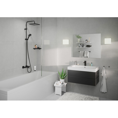 Hansgrohe AddStoris Q handdoekhaak enkel - mat zwart SW651064