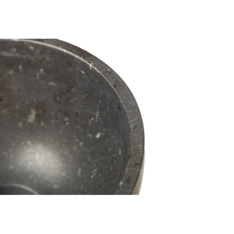 FugaFlow Efficiente Vasque - 21x21x12cm - ronde - pierre naturelle - foncé SW1468925