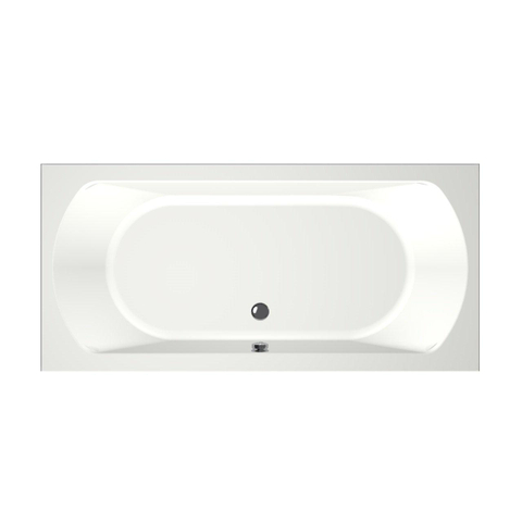 Xenz Lagoon Baignoire duo - 190x90x53 - bonde Centrale - acrylique - blanc mat SW103402