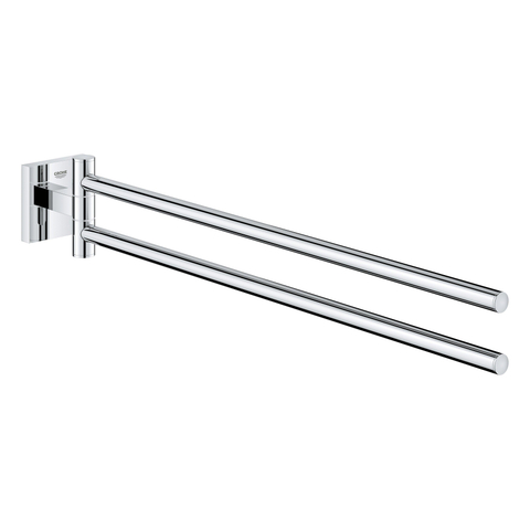 GROHE Start Cube Porte-serviettes - 43,8 cm - 2 bras - pivotant - chromé SW878338