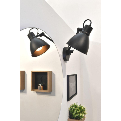 Looox Light collection applique murale - 1 bras - réglable - noir mat SW479317