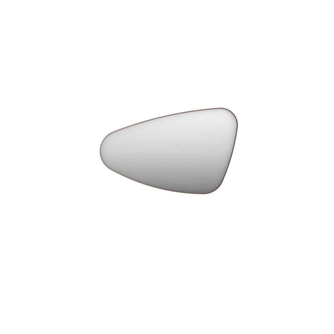INK SP22 miroir – forme organique – 80 x 50 cm – version gauche – Cuivre brossé SW798415