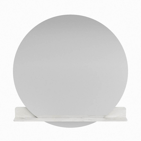 Mondiaz SPOT miroir – Ø 120 cm – avec tablette – Ostra (beige) SW1235666