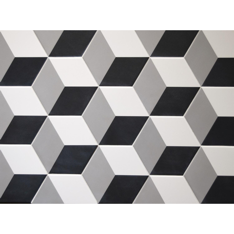 Cifre Ceramica Hexagon Timeless wand- en vloertegel - 15x17cm - 9mm - Zeshoek - Decor - Decor mat glans SW720386